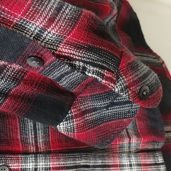 Madewell Red & Black Plaid Flannel - Picture 9 of 17
